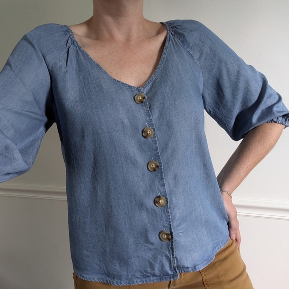 Sanctuary Denim Blouse - Picture 1 of 7